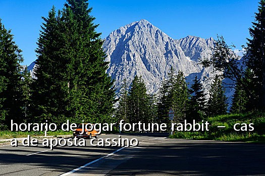 horario de jogar fortune rabbit - casa de aposta cassino