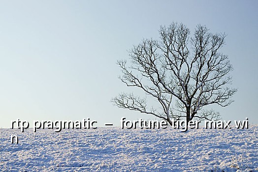 rtp pragmatic - fortune tiger max win