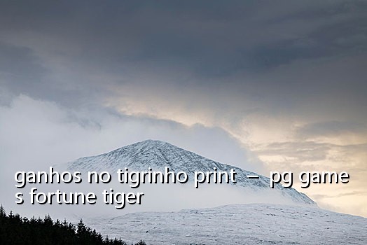 ganhos no tigrinho print – pg games fortune tiger
