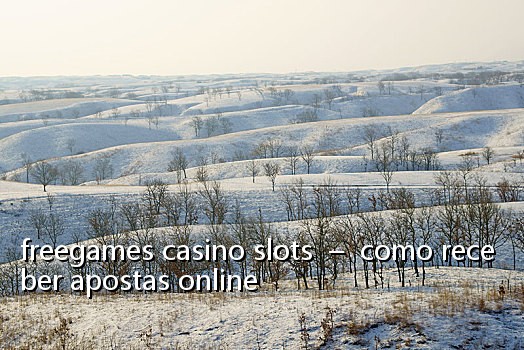 freegames casino slots – como receber apostas online